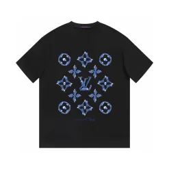 Premium Louis Vuitton Kurzarm Klassischer Stil