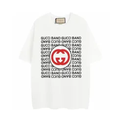 Premium Gucci Kurzarm Schwarz Klassischer Luxus