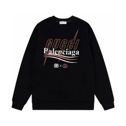 Premium Gucci Sweatshirts Black Solid Kollektion