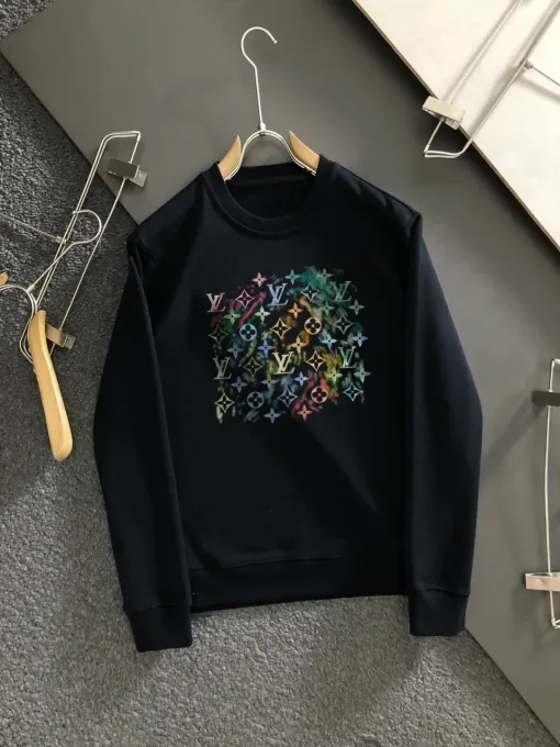Hochwertige Louis Vuitton Sweatshirts Schwarz Luxus