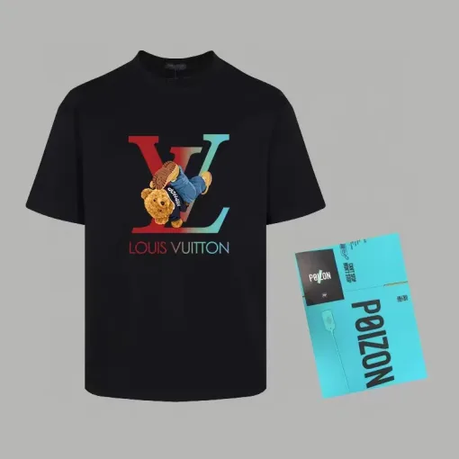 Premium Louis Vuitton Kurzarm-Washed-Style