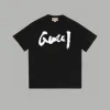 Luxus Gucci Kurzarm Schwarz Baumwolle Luxus