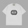 Bestseller der Gucci-Kollektion mit kurzen Ärmeln und weißem Print