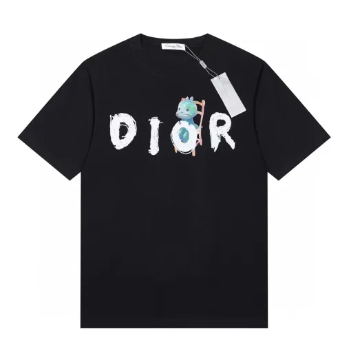 Luxus-Kurzarm-Kollektion von Dior in Schwarz