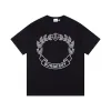 Premium Burberry Kurzarm Schwarz Baumwolle Klassisch Luxus