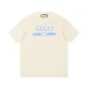 Hochwertige Gucci Kurzarm-Baumwoll-Logo-Kollektion