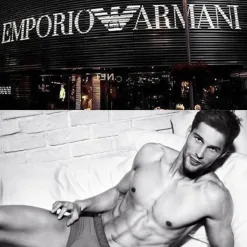 Luxuriöse Armani-Unterwäsche aus Seide im atmungsaktiven Stil