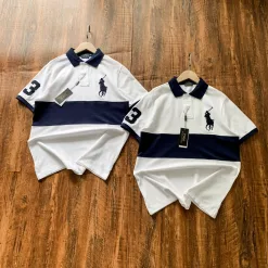 Premium Ralph Lauren Kurzarm-Kollektion mit Stickereien aus Baumwolle