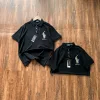 Hochwertiges Poloshirt von Ralph Lauren in Schwarz mit Stickerei