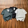 Premium-Qualität Lululemon Kurzarm Silber Minimalist Kollektion