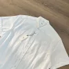 Premium Qualität Ami Kurzarm Rot Baumwolle Casual Style