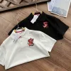 Luxus Lacoste Kurzarm Rot Baumwolle Casual Style