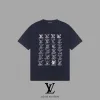 Premium Qualität Louis Vuitton Kurzarm Baumwolle Druck Luxus