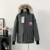 Hochwertige Canada Goose Mäntel aus weißem Polyester, klassische Kollektion