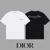 Hochwertige Dior Kurzarm-Kollektion aus schwarzer Baumwolle mit Logo