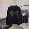 Luxus Louis Vuitton Sweatshirts Schwarz Monogramm Stil