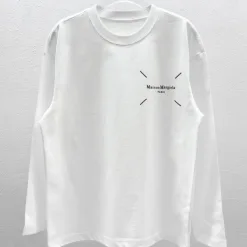 Luxus Margiela Langarm Schwarz Stil