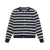 Bestseller Ralph Lauren Langarmshirt im marineblauen Jacquard-Strickstil