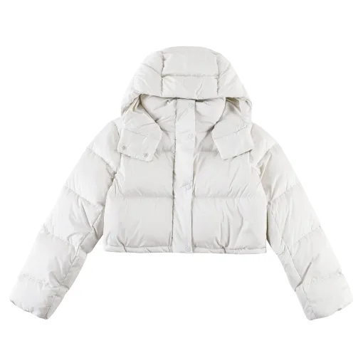 Premium Qualität Lululemon Daunenjacke Weiß Luxus