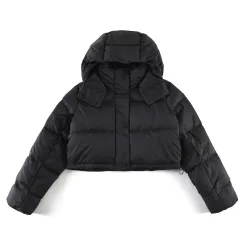 Hochwertige Daunenjacke von Lululemon im schwarzen Stil