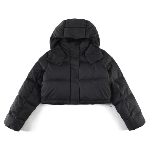 Hochwertige Daunenjacke von Lululemon im schwarzen Stil