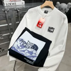 Luxus The North Face Sweatshirts Schwarz Strick Atmungsaktiv Luxus