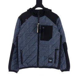 Premium Fendi Jacken Schwarz Nylon Print Style
