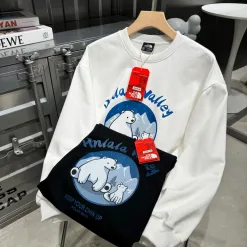 Bestseller The North Face Sweatshirts Schwarz Baumwolle Atmungsaktiv Stil