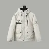 Premium Prada Jacken Weiß Polyester Patchwork Luxus