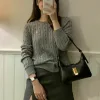 Premium Qualität Ralph Lauren Pullover Schwarz Strick Solid Luxus