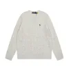 Luxus-Pullover von Ralph Lauren, mehrfarbig, bestickter Wollstil