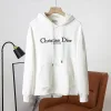Premium Dior Sweatshirts aus weißer Baumwolle mit Stickereien