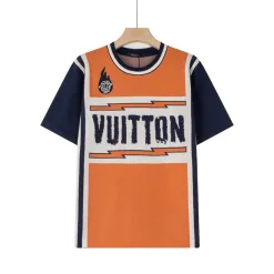 Luxus Louis Vuitton T-Shirt Wolle Retro Luxus