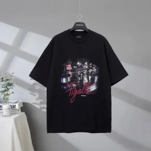 Premium Qualität Balenciaga Kurzarm Baumwolle Klassischer Luxus