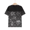 Hochwertiger Louis Vuitton Kurzarm-Seiden-Monogramm-Stil