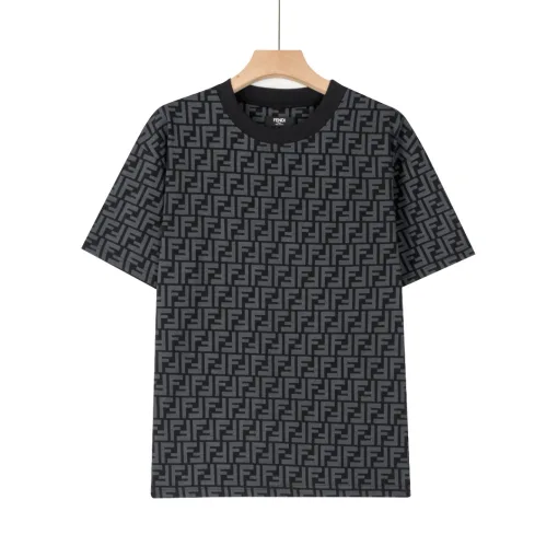 Premium Fendi Kurzarm Baumwolle Klassisch Luxus