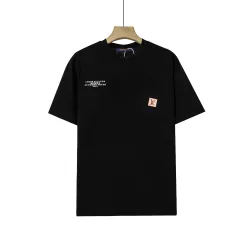 Premium Qualität Louis Vuitton Kurzarm Baumwolle Luxus