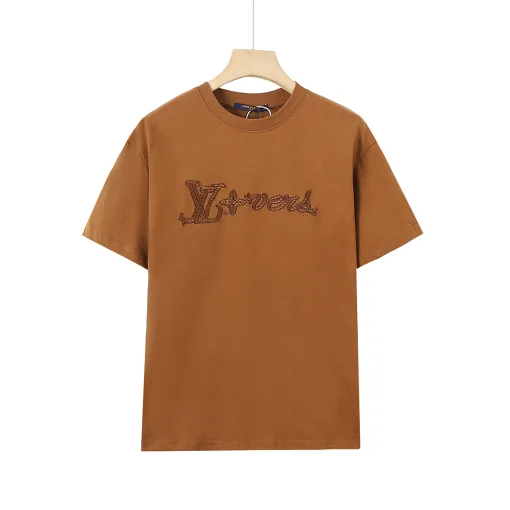 Premium-Kollektion mit Baumwolldruck und kurzen Ärmeln von Louis Vuitton