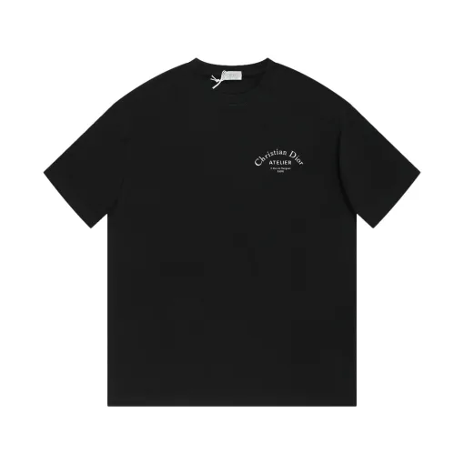 Hochwertige Dior Kurzarm-Kollektion aus weißer Baumwolle