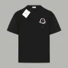 Bestseller Moncler Kurzarm Schwarz Baumwolle Print Luxus
