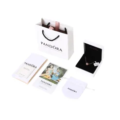 Luxuriöse Pandora Halskette Gold Kollektion