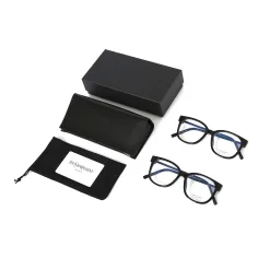 Hochwertige Saint Laurent Brille Schwarzes Logo Luxus