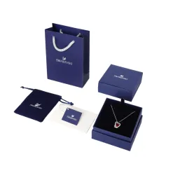 Hochwertige Swarovski Halsketten im roten Strass-Stil