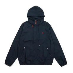 Hochwertige Ralph Lauren Mäntel Khaki Polyester Klassischer Stil