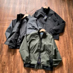 Premium Ralph Lauren Jeans Grüner Fleece Klassischer Stil