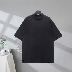 Hochwertige Balenciaga Kurzarm Baumwolle Klassischer Stil