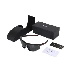 Premium Prada Sonnenbrille Rot Sportliche Kollektion