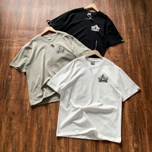 Hochwertiges Kurzarmhemd von Oakley, weiße Baumwolle, klassischer Stil