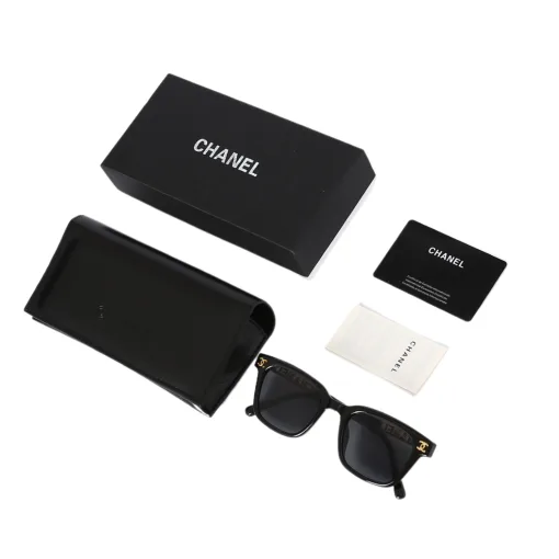 Premium Chanel Brille Schwarz Classic Kollektion