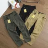 Hochwertige Ami-Hose, schwarzer Polyester-Stickerei-Stil